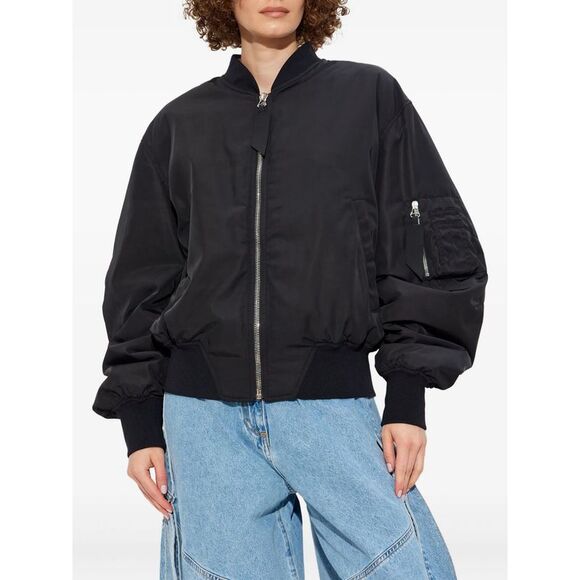 The Attico Black Jackets - Bomber Jackets Women